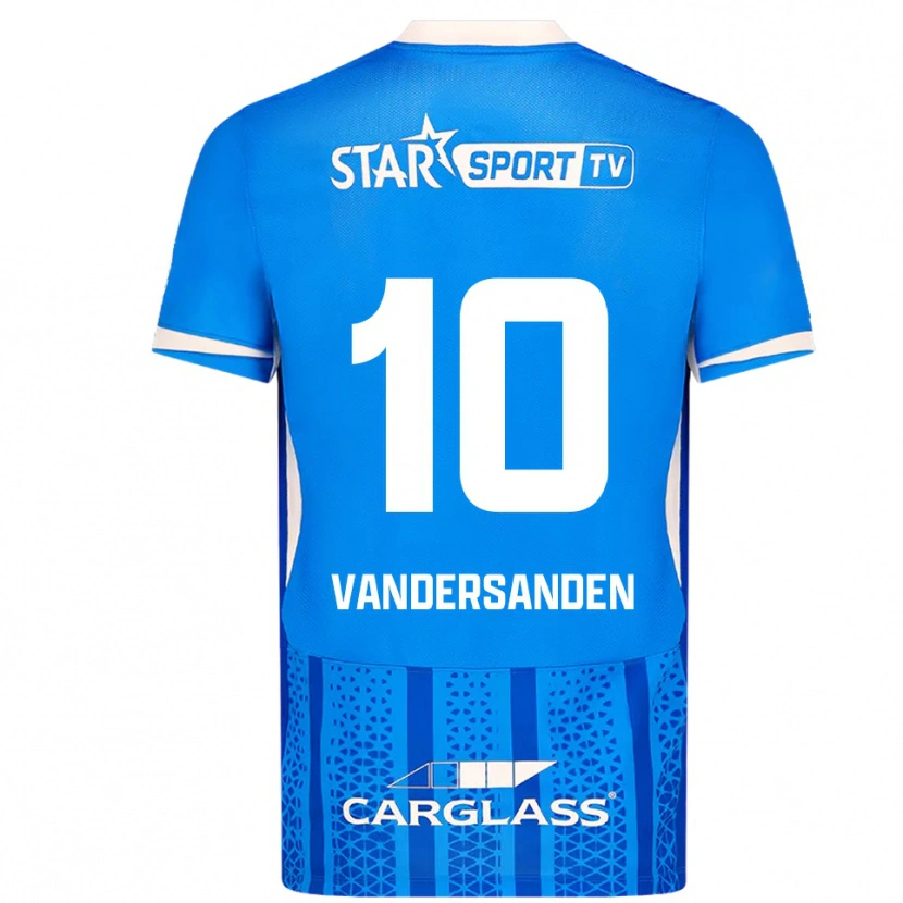 Danxen Herren Sien Vandersanden #10 Blau Weiß Heimtrikot Trikot 2025/26 T-Shirt Österreich