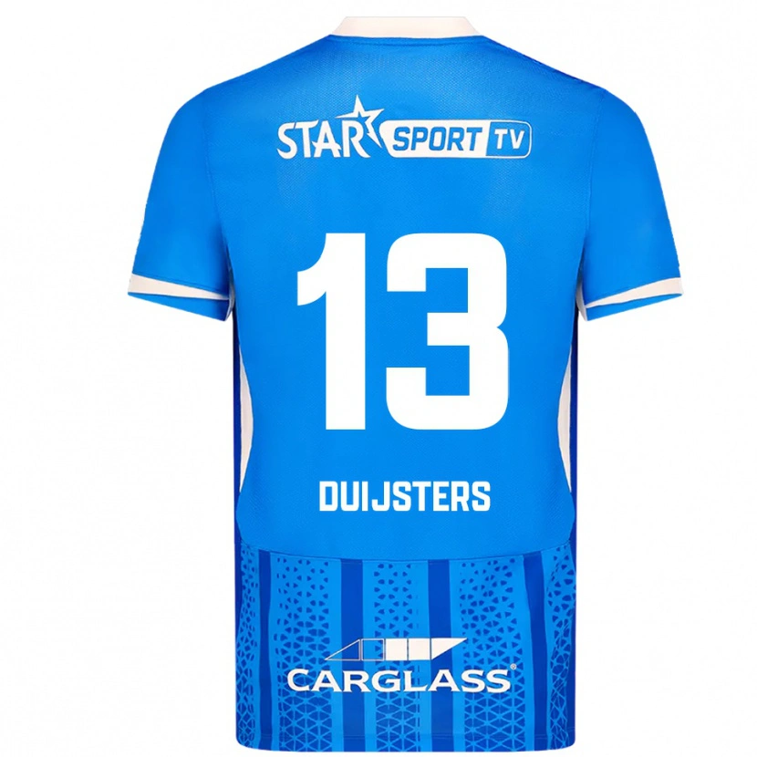 Danxen Herren Gwen Duijsters #13 Blau Weiß Heimtrikot Trikot 2025/26 T-Shirt Österreich