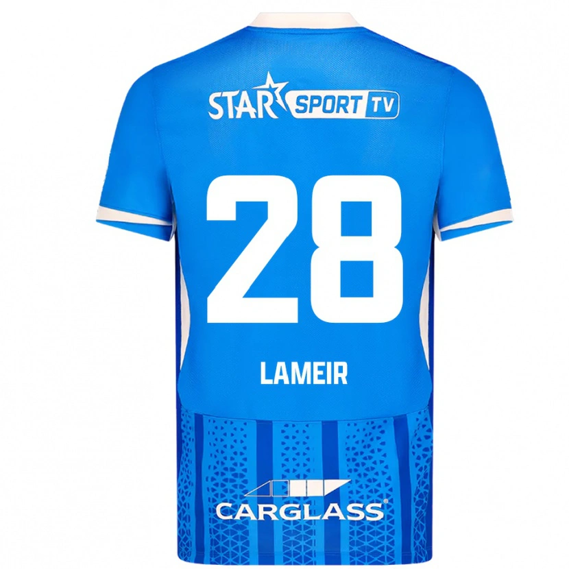 Danxen Herren Tess Lameir #28 Blau Weiß Heimtrikot Trikot 2025/26 T-Shirt Österreich