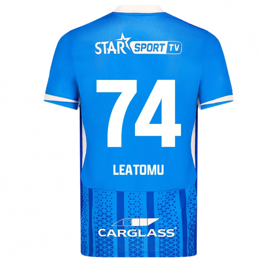 Danxen Herren Noa Leatomu #74 Blau Weiß Heimtrikot Trikot 2025/26 T-Shirt Österreich