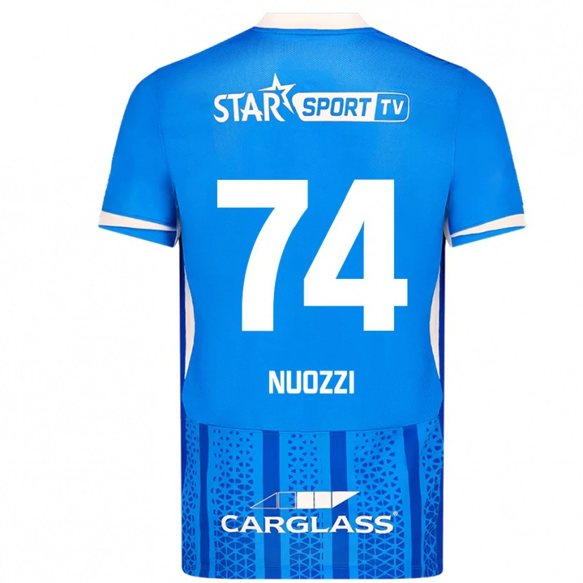 Danxen Herren Cédric Nuozzi #74 Blau Weiß Heimtrikot Trikot 2025/26 T-Shirt Österreich