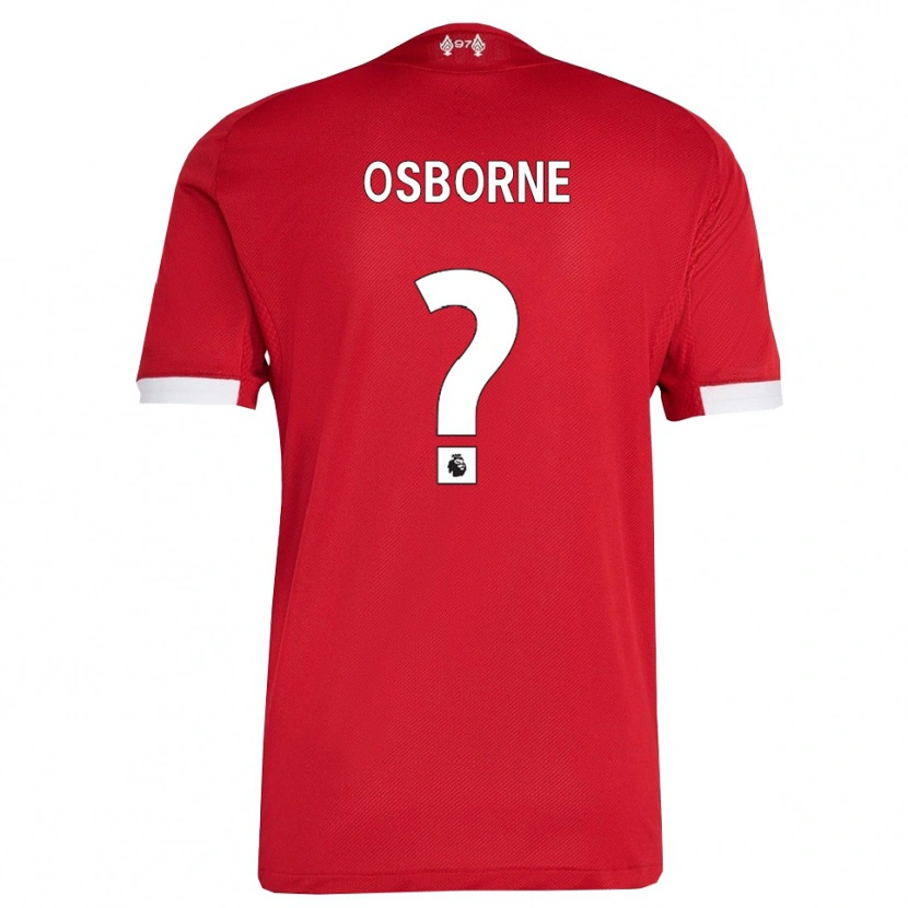 Danxen Herren Niall Osborne #0 Rot Weiß Heimtrikot Trikot 2025/26 T-Shirt Österreich