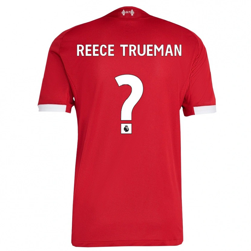 Danxen Herren Reece Trueman #0 Rot Weiß Heimtrikot Trikot 2025/26 T-Shirt Österreich