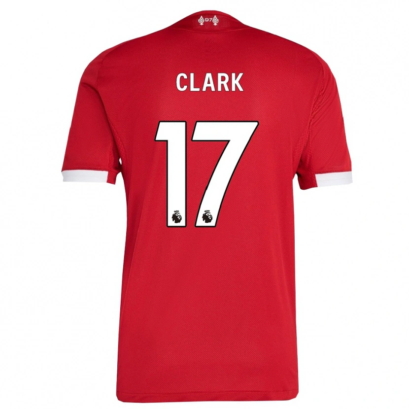 Danxen Herren Jenna Clark #17 Rot Weiß Heimtrikot Trikot 2025/26 T-Shirt Österreich