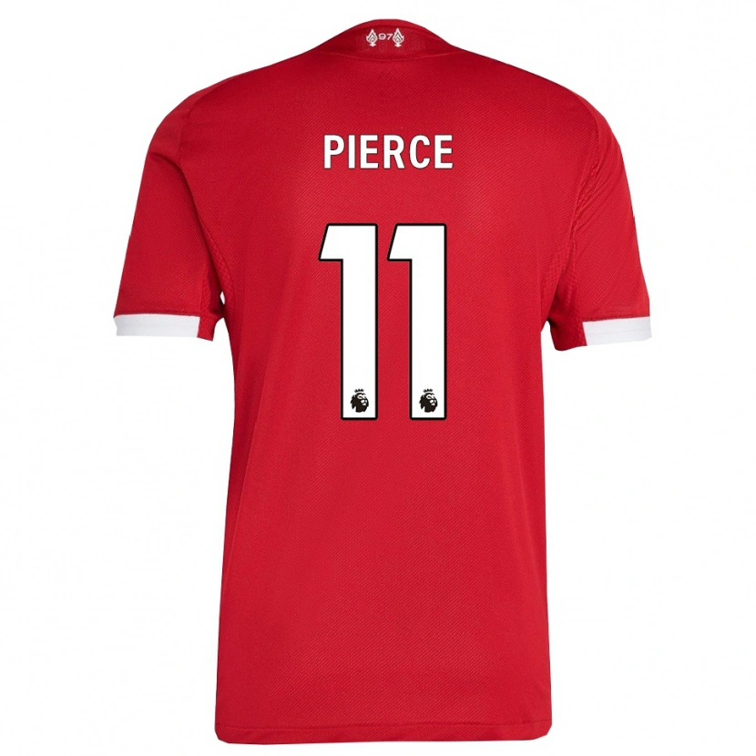 Danxen Herren Alfie Pierce #11 Rot Weiß Heimtrikot Trikot 2025/26 T-Shirt Österreich