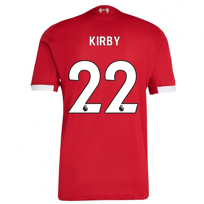 Danxen Herren Faye Kirby #22 Rot Weiß Heimtrikot Trikot 2025/26 T-Shirt Österreich