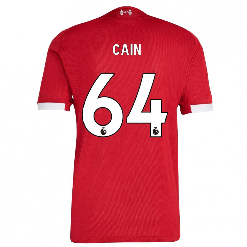 Danxen Herren Jake Cain #64 Rot Weiß Heimtrikot Trikot 2025/26 T-Shirt Österreich