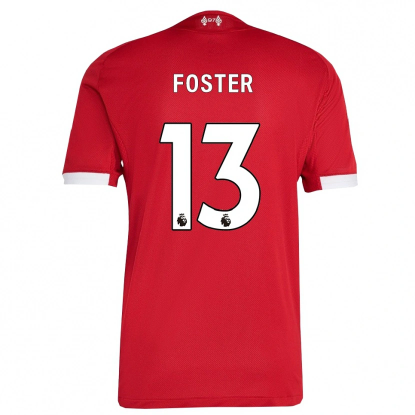 Danxen Herren Rylee Foster #13 Rot Weiß Heimtrikot Trikot 2025/26 T-Shirt Österreich