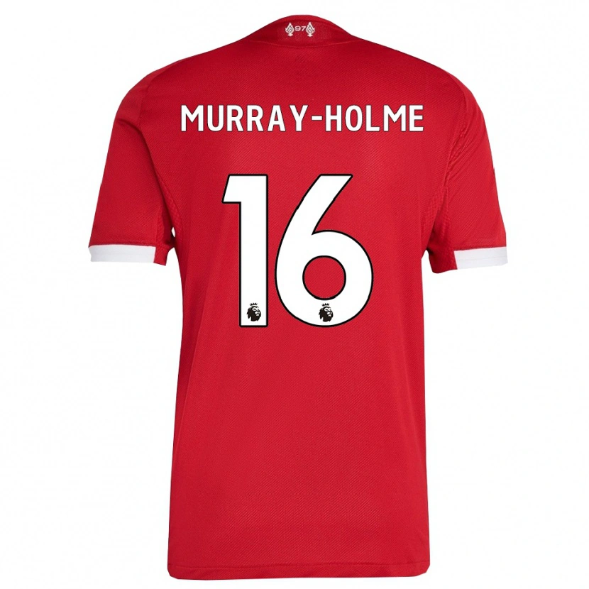 Danxen Herren Hadyn Murray-Holme #16 Rot Weiß Heimtrikot Trikot 2025/26 T-Shirt Österreich
