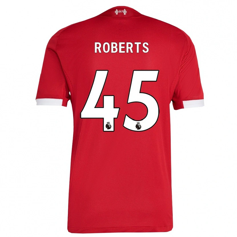 Danxen Herren Iwan Roberts #45 Rot Weiß Heimtrikot Trikot 2025/26 T-Shirt Österreich