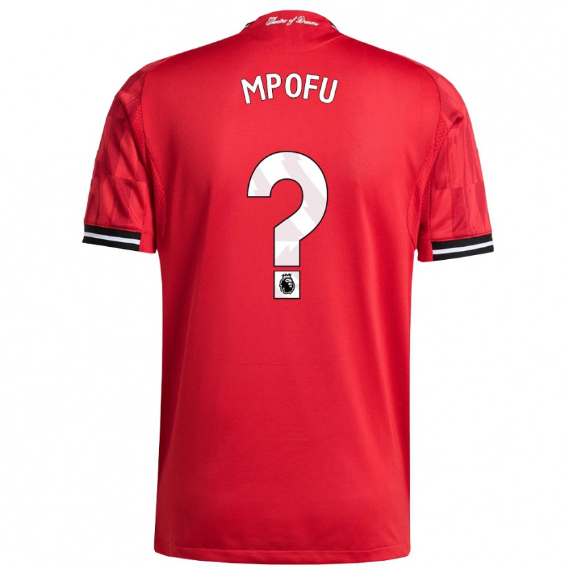 Danxen Herren Camron Mpofu #0 Rot Schwarz Weiß Heimtrikot Trikot 2025/26 T-Shirt Österreich