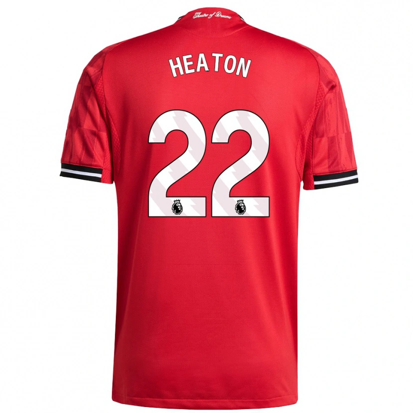 Danxen Herren Tom Heaton #22 Rot Schwarz Weiß Heimtrikot Trikot 2025/26 T-Shirt Österreich