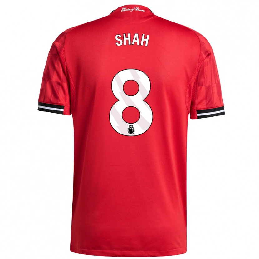 Danxen Herren Jariyah Shah #8 Rot Schwarz Weiß Heimtrikot Trikot 2025/26 T-Shirt Österreich
