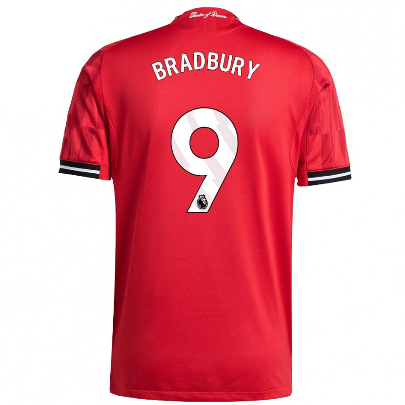 Danxen Herren Louie Bradbury #9 Rot Schwarz Weiß Heimtrikot Trikot 2025/26 T-Shirt Österreich