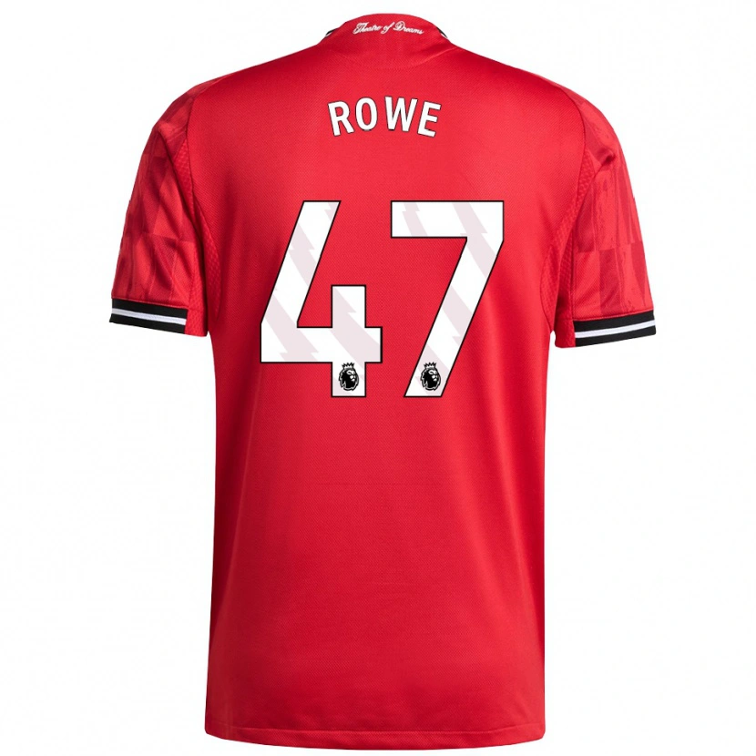 Danxen Herren Tommy Rowe #47 Rot Schwarz Weiß Heimtrikot Trikot 2025/26 T-Shirt Österreich