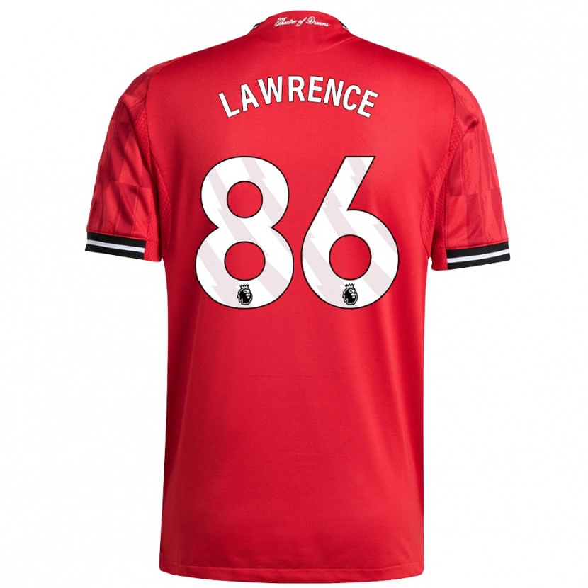 Danxen Herren Marcus Lawrence #86 Rot Schwarz Weiß Heimtrikot Trikot 2025/26 T-Shirt Österreich