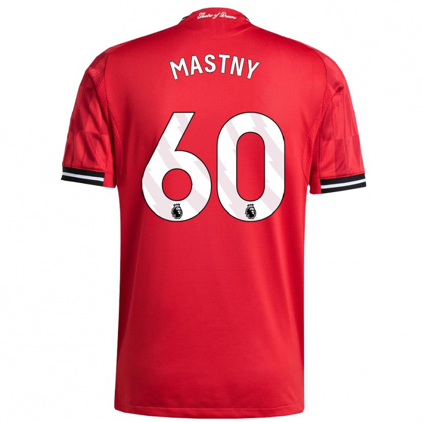 Danxen Herren Ondrej Mastny #60 Rot Schwarz Weiß Heimtrikot Trikot 2025/26 T-Shirt Österreich