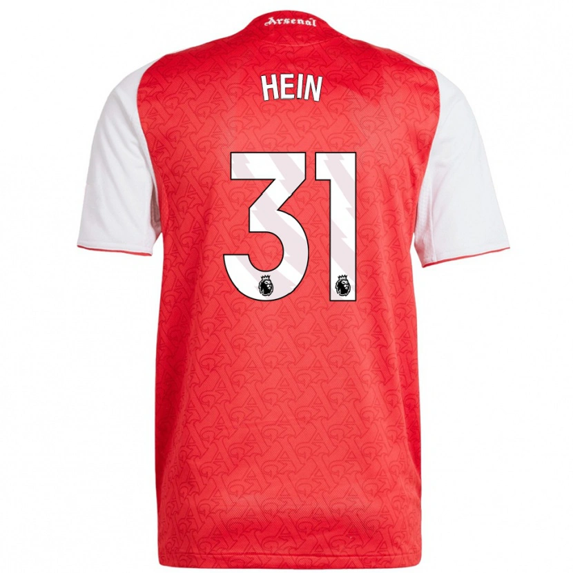 Danxen Herren Karl Hein #31 Rot Weiß Heimtrikot Trikot 2025/26 T-Shirt Österreich