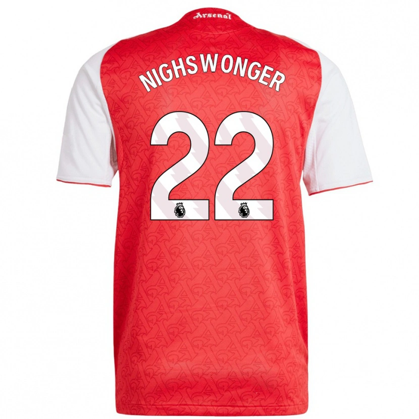 Danxen Herren Jenna Nighswonger #22 Rot Weiß Heimtrikot Trikot 2025/26 T-Shirt Österreich