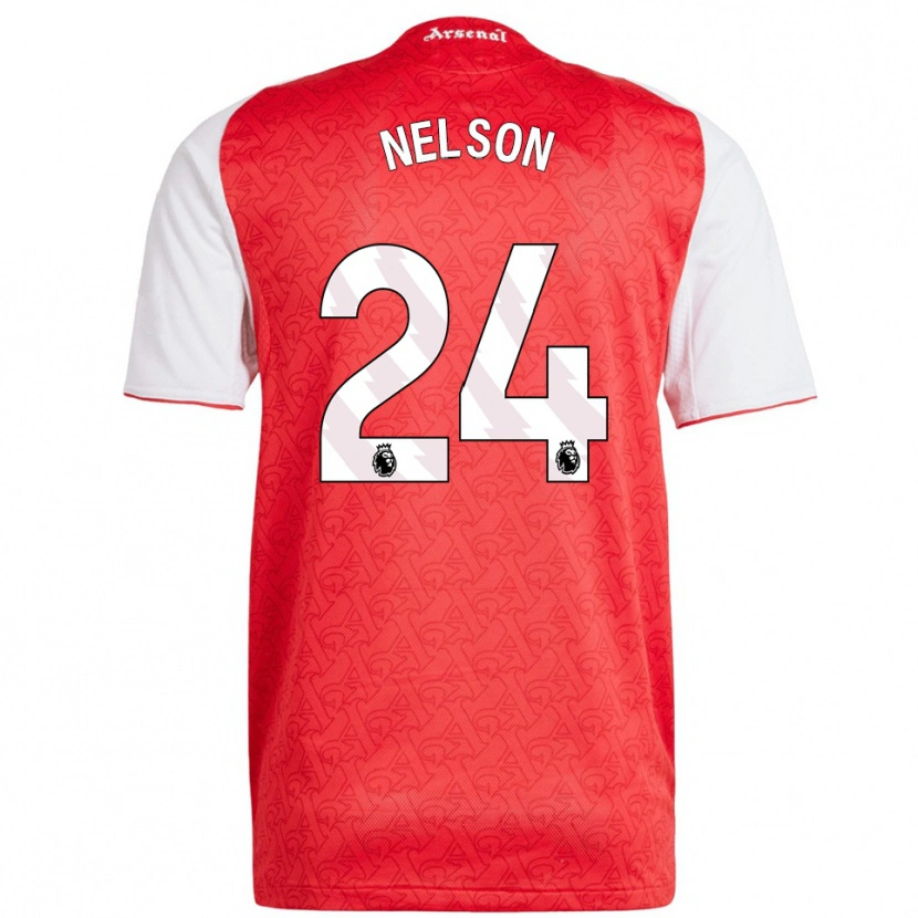 Danxen Herren Reiss Nelson #24 Rot Weiß Heimtrikot Trikot 2025/26 T-Shirt Österreich