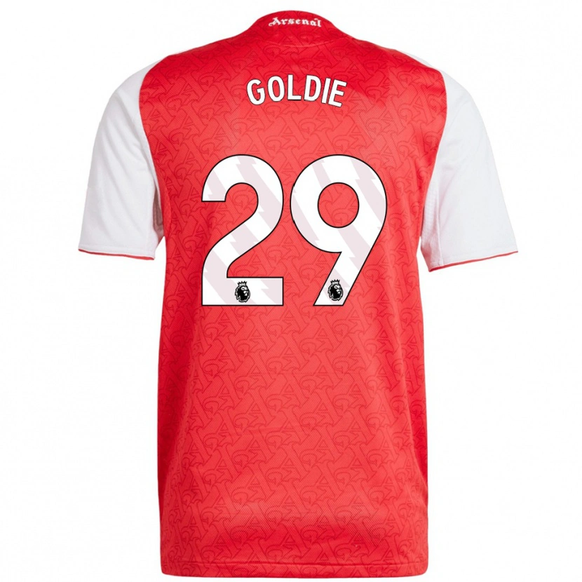 Danxen Herren Teyah Goldie #29 Rot Weiß Heimtrikot Trikot 2025/26 T-Shirt Österreich