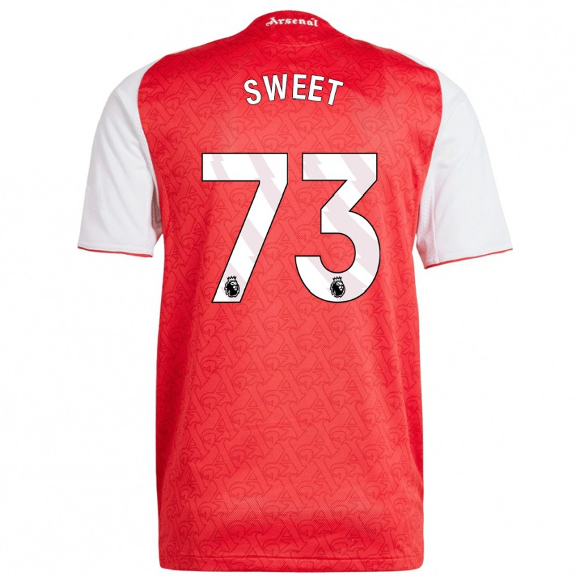 Danxen Herren James Sweet #73 Rot Weiß Heimtrikot Trikot 2025/26 T-Shirt Österreich