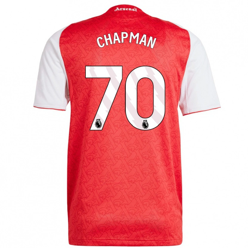 Danxen Herren Samuel Chapman #70 Rot Weiß Heimtrikot Trikot 2025/26 T-Shirt Österreich