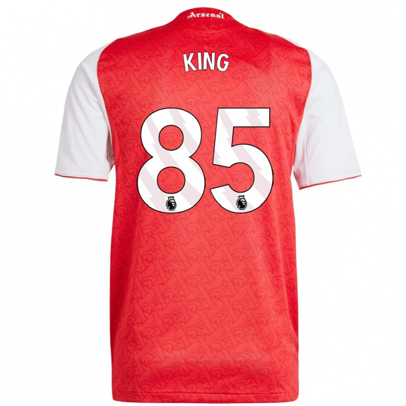 Danxen Herren Josiah King #85 Rot Weiß Heimtrikot Trikot 2025/26 T-Shirt Österreich