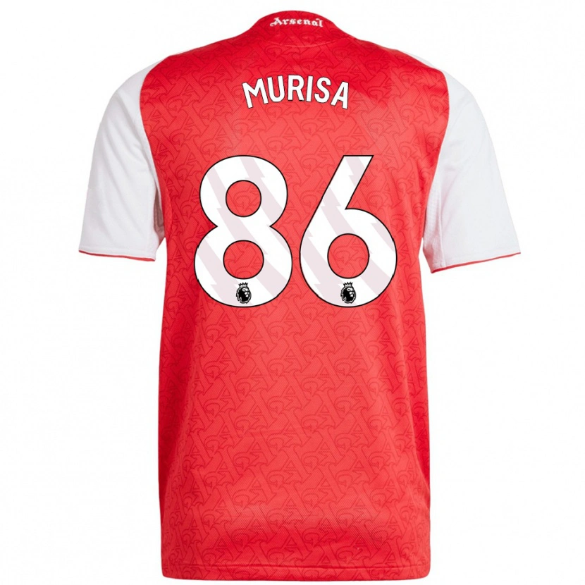 Danxen Herren Teshaun Murisa #86 Rot Weiß Heimtrikot Trikot 2025/26 T-Shirt Österreich