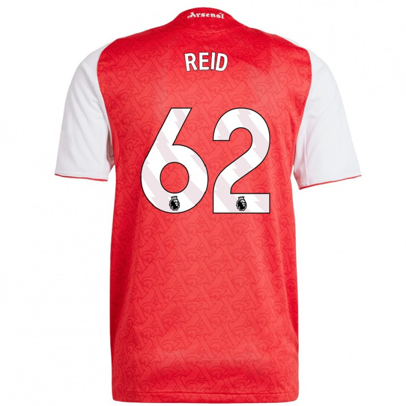 Danxen Herren Katie Reid #62 Rot Weiß Heimtrikot Trikot 2025/26 T-Shirt Österreich