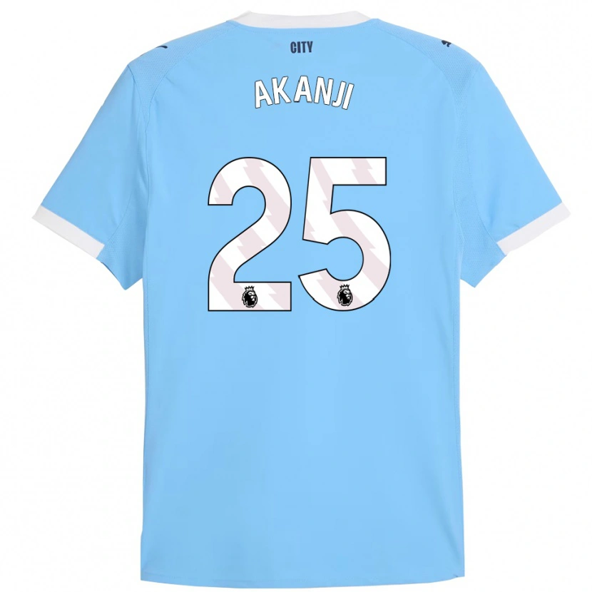 Danxen Herren Manuel Akanji #25 Himmelblau Weiß Heimtrikot Trikot 2025/26 T-Shirt Österreich