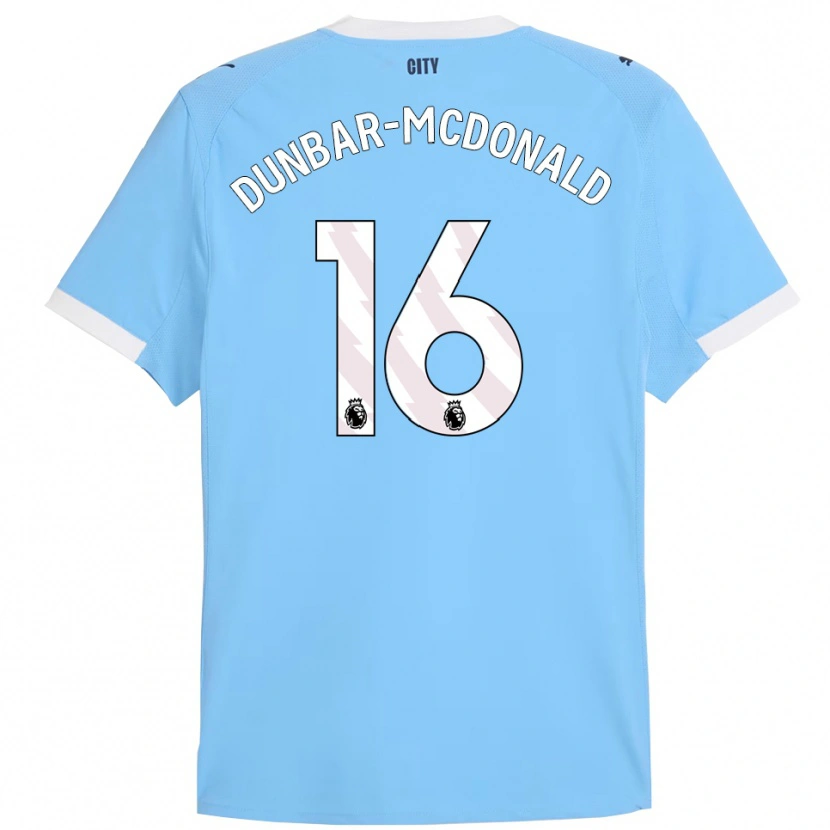 Danxen Herren Christian Dunbar-Mcdonald #16 Himmelblau Weiß Heimtrikot Trikot 2025/26 T-Shirt Österreich
