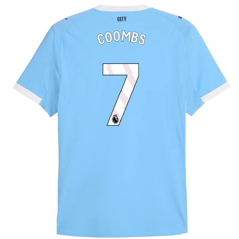 Danxen Herren Laura Coombs #7 Himmelblau Weiß Heimtrikot Trikot 2025/26 T-Shirt Österreich