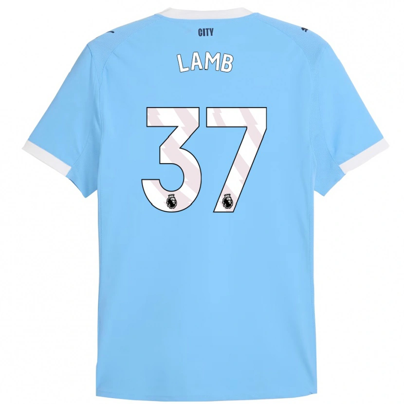 Danxen Herren Teddie Lamb #37 Himmelblau Weiß Heimtrikot Trikot 2025/26 T-Shirt Österreich