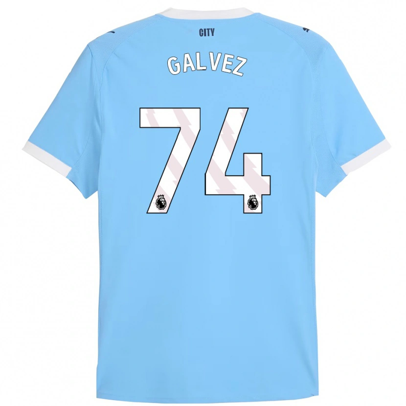 Danxen Herren Tomas Galvez #74 Himmelblau Weiß Heimtrikot Trikot 2025/26 T-Shirt Österreich