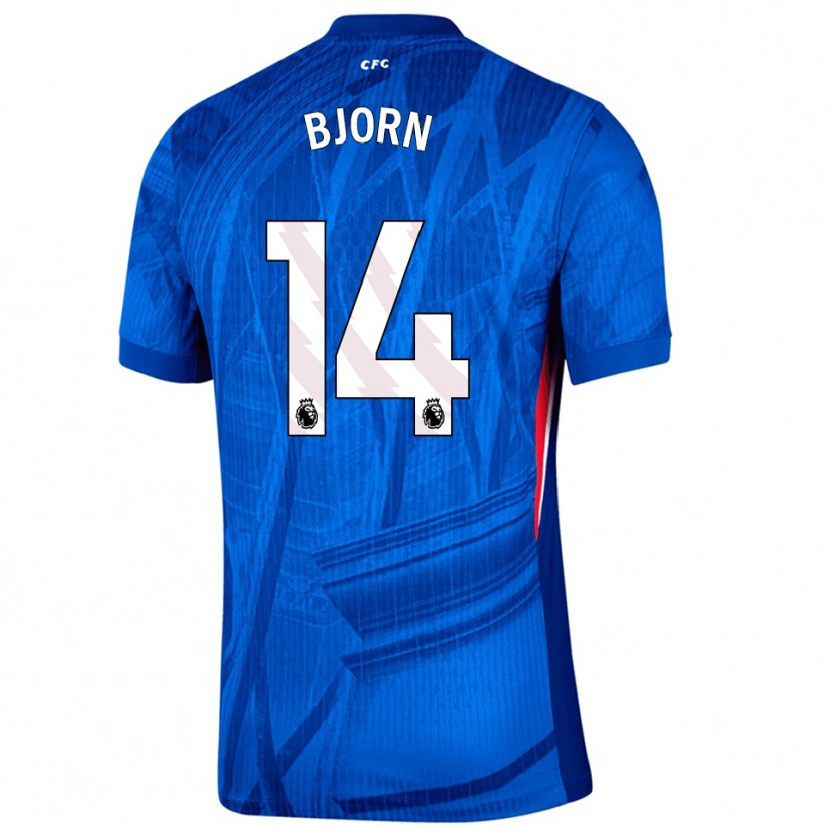 Danxen Herren Nathalie Bjorn #14 Blau Weiß Heimtrikot Trikot 2025/26 T-Shirt Österreich