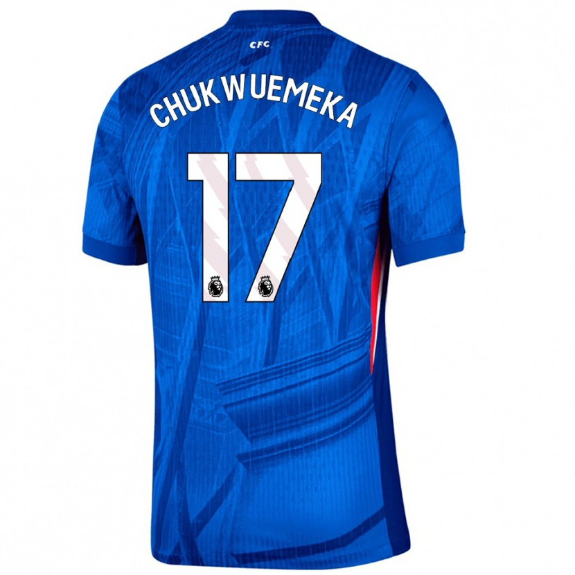 Danxen Herren Carney Chukwuemeka #17 Blau Weiß Heimtrikot Trikot 2025/26 T-Shirt Österreich