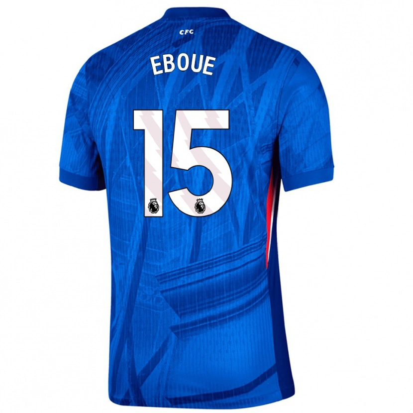 Danxen Herren Mathis Eboué #15 Blau Weiß Heimtrikot Trikot 2025/26 T-Shirt Österreich