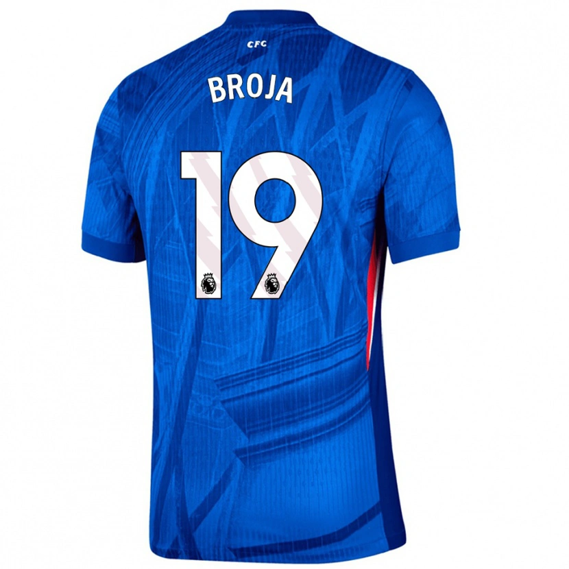 Danxen Herren Armando Broja #19 Blau Weiß Heimtrikot Trikot 2025/26 T-Shirt Österreich