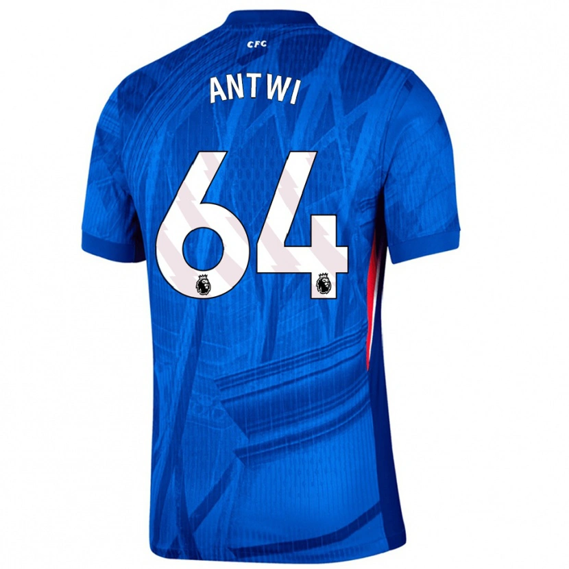 Danxen Herren Genesis Antwi #64 Blau Weiß Heimtrikot Trikot 2025/26 T-Shirt Österreich