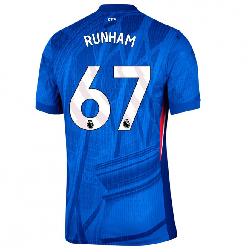 Danxen Herren Frankie Runham #67 Blau Weiß Heimtrikot Trikot 2025/26 T-Shirt Österreich