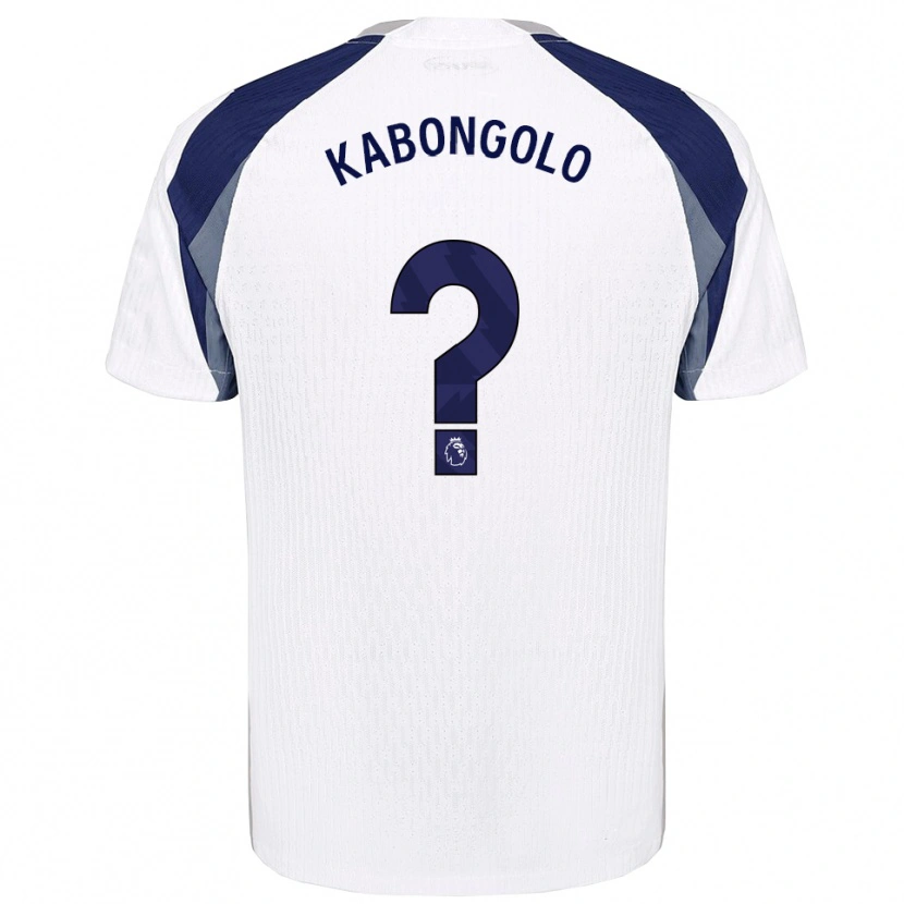 Danxen Herren Melvyn Kabongolo #0 Weiß Marineblau Heimtrikot Trikot 2025/26 T-Shirt Österreich