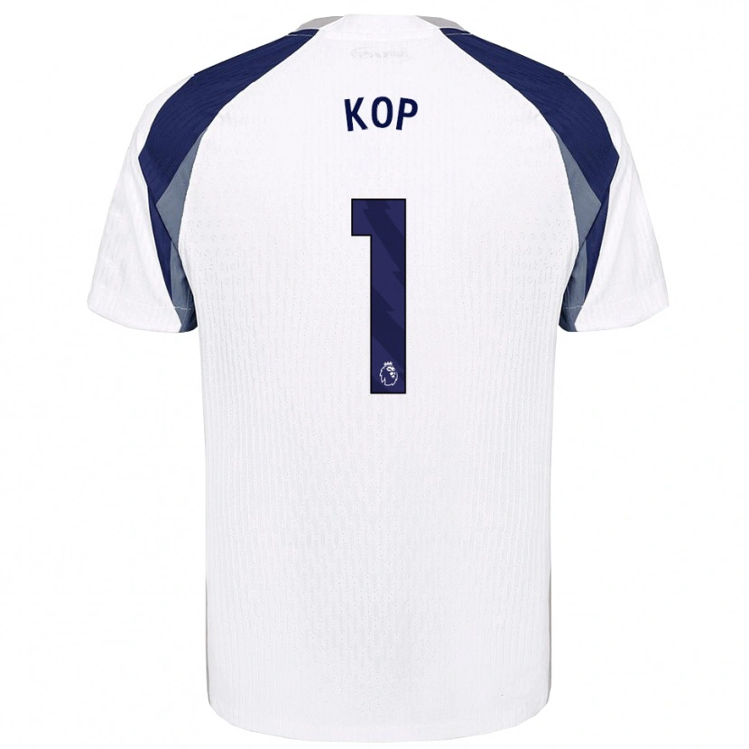Danxen Herren Lize Kop #1 Weiß Marineblau Heimtrikot Trikot 2025/26 T-Shirt Österreich