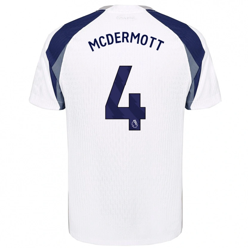 Danxen Herren Pele Arganese-Mcdermott #4 Weiß Marineblau Heimtrikot Trikot 2025/26 T-Shirt Österreich