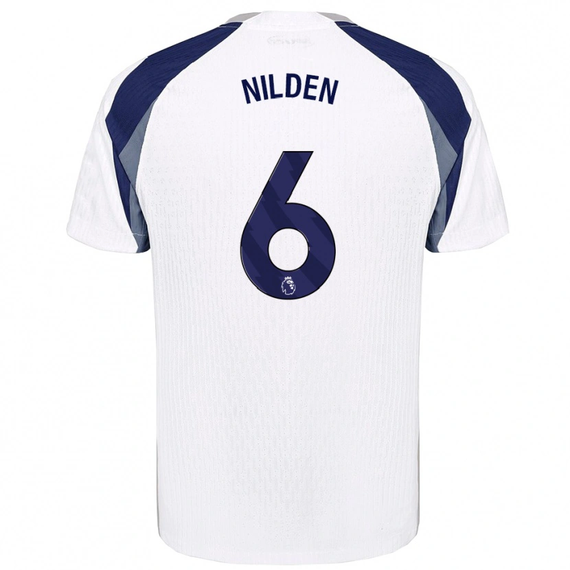 Danxen Herren Amanda Nildén #6 Weiß Marineblau Heimtrikot Trikot 2025/26 T-Shirt Österreich