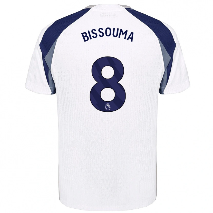 Danxen Herren Yves Bissouma #8 Weiß Marineblau Heimtrikot Trikot 2025/26 T-Shirt Österreich