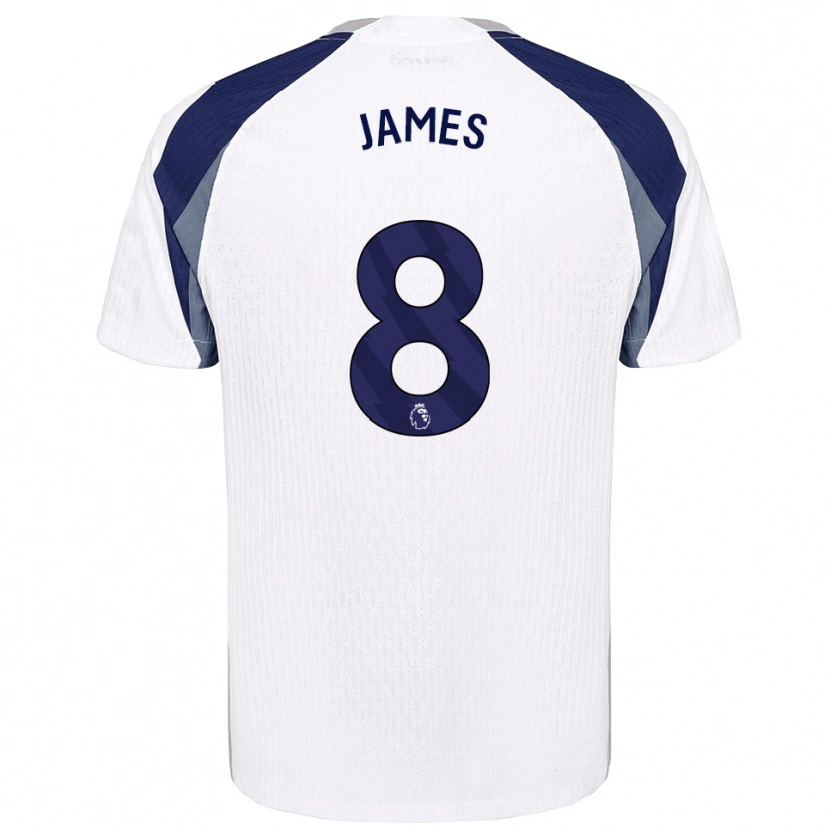 Danxen Herren Angharad James #8 Weiß Marineblau Heimtrikot Trikot 2025/26 T-Shirt Österreich