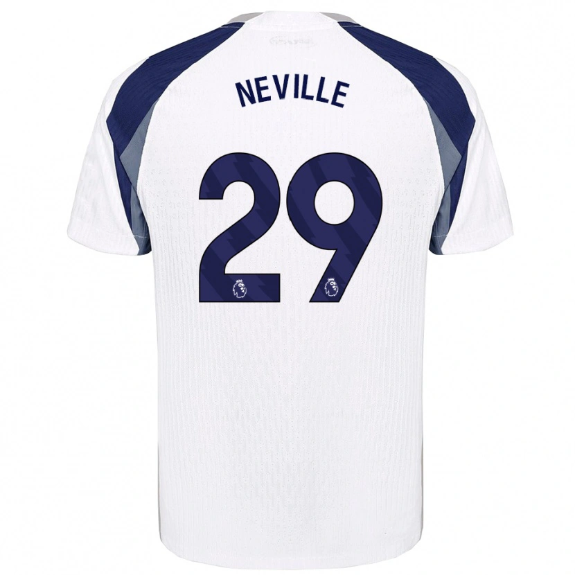 Danxen Herren Ashleigh Neville #29 Weiß Marineblau Heimtrikot Trikot 2025/26 T-Shirt Österreich