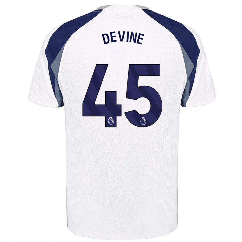Danxen Herren Alfie Devine #45 Weiß Marineblau Heimtrikot Trikot 2025/26 T-Shirt Österreich