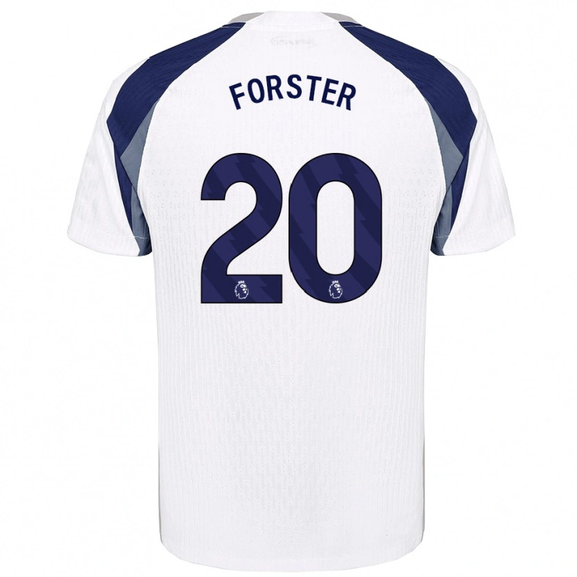 Danxen Herren Fraser Forster #20 Weiß Marineblau Heimtrikot Trikot 2025/26 T-Shirt Österreich